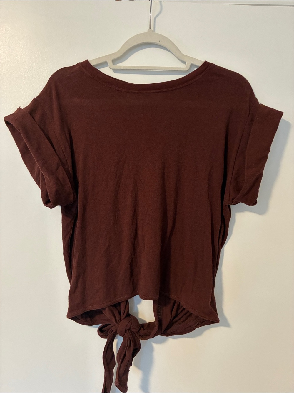 Free People Beach Wrap Around Open Back Top